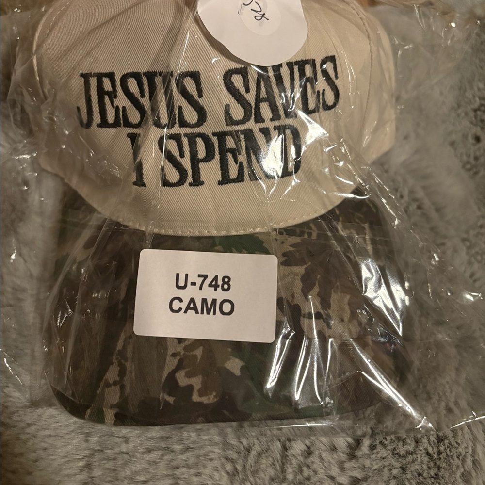 Jesus Saves I Spend - Hat / NWT